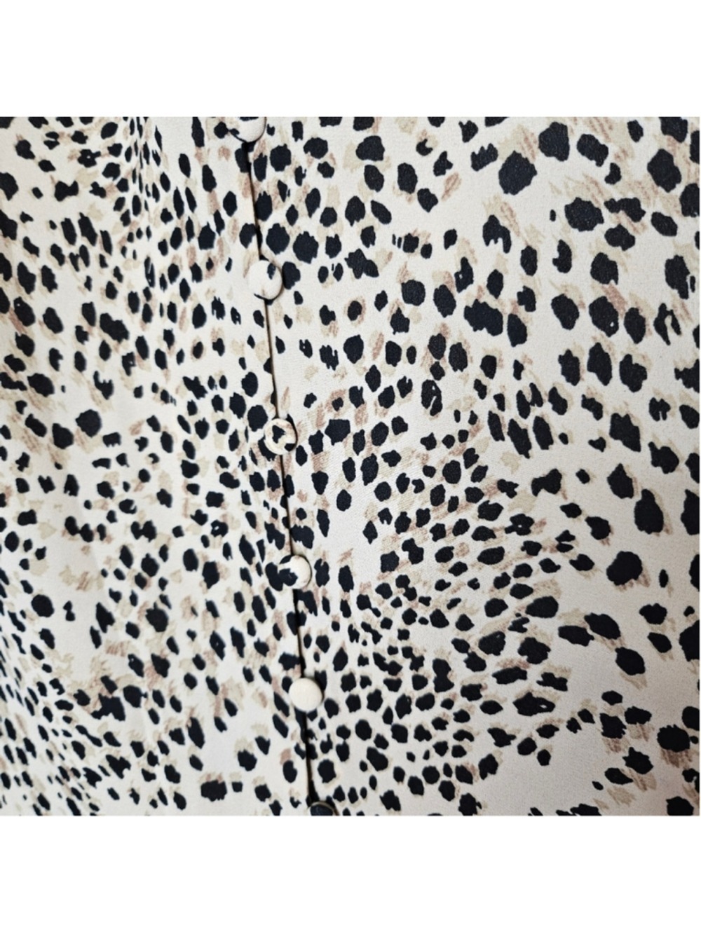 Buddy Love Leah Mini Dress Animal Print Tan Womens Size Extra Small - Picture 7 of 14